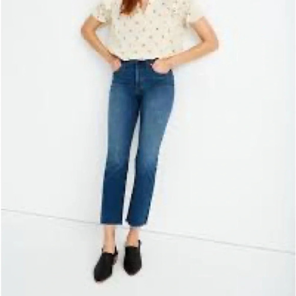 Madewell Cali Demi-Boot Jeans in Preston Wash - Size 24 - Picture 1 of 10